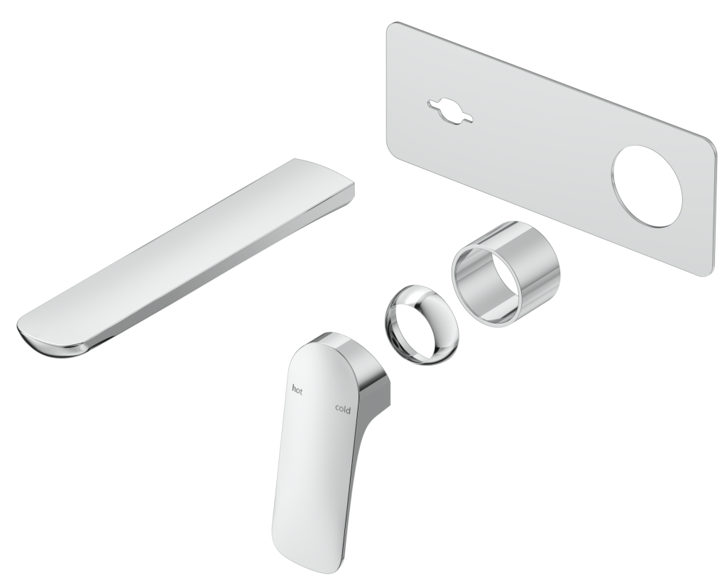 Kaza Wall-Spout Combo - 1P - TRIM KIT ONLY