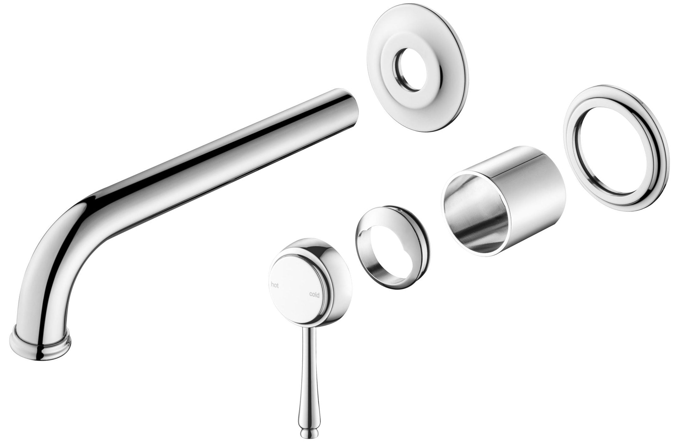 Mica Heritage Wall-Spout Combo - TRIM KIT ONLY