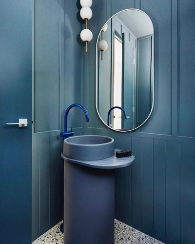 Cylinder - bowl basin - Morning Mist