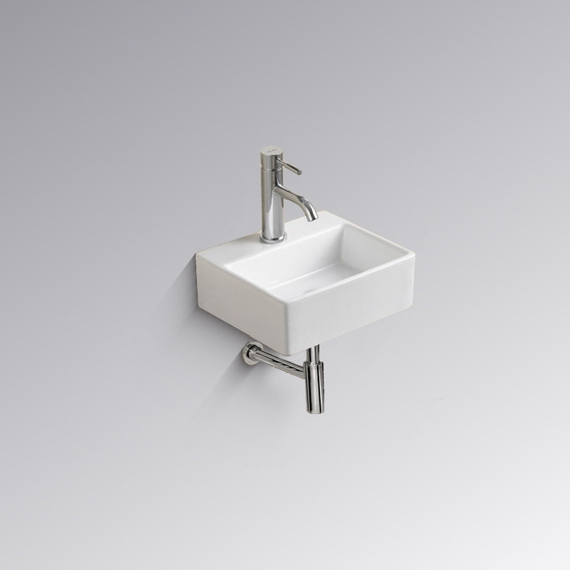 NAUTICA Compact Wall Basin 1TH 340mm