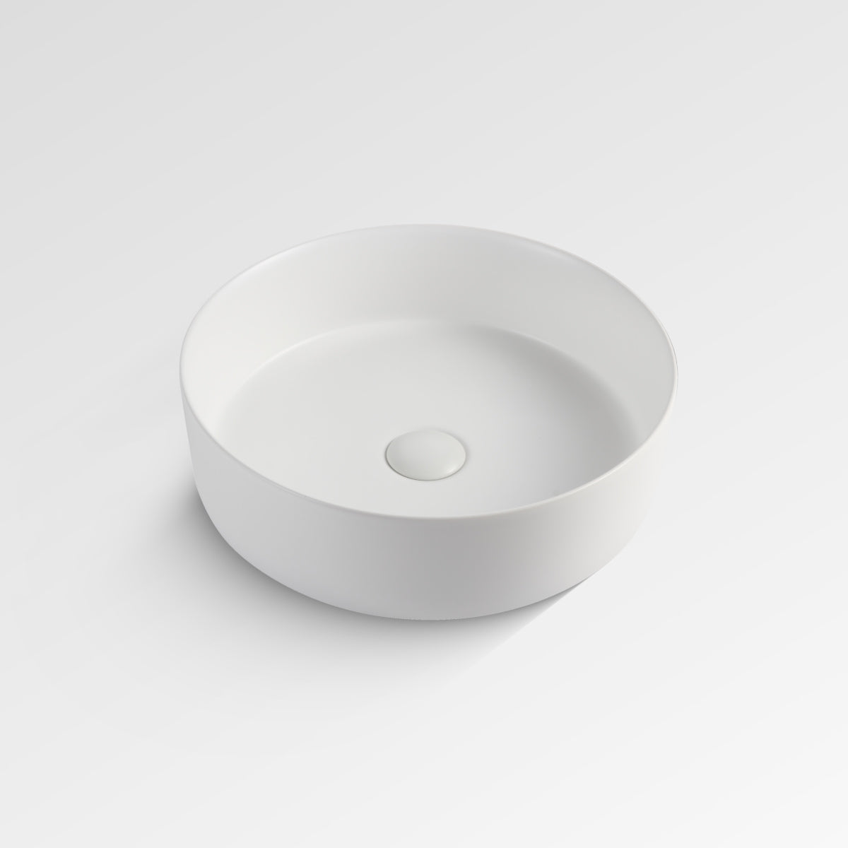 KOVA Round Above Counter Basin Matte White 400mm