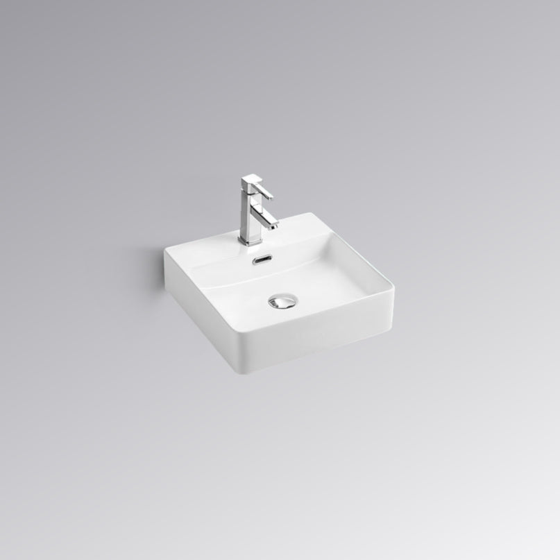 MARLO Square Wall Basin 1TH 420mm