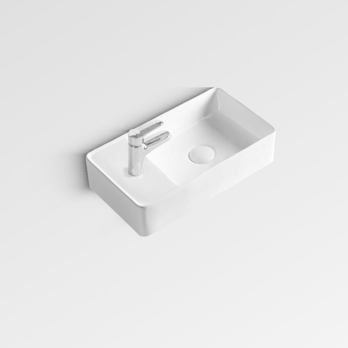 NIRVANA Wall Handwash Basin LH Bowl 460mm