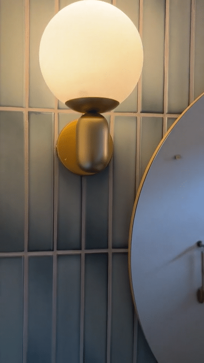 Bondi 1200mm Natural Oak Wall Hung Curve Cabinet Only