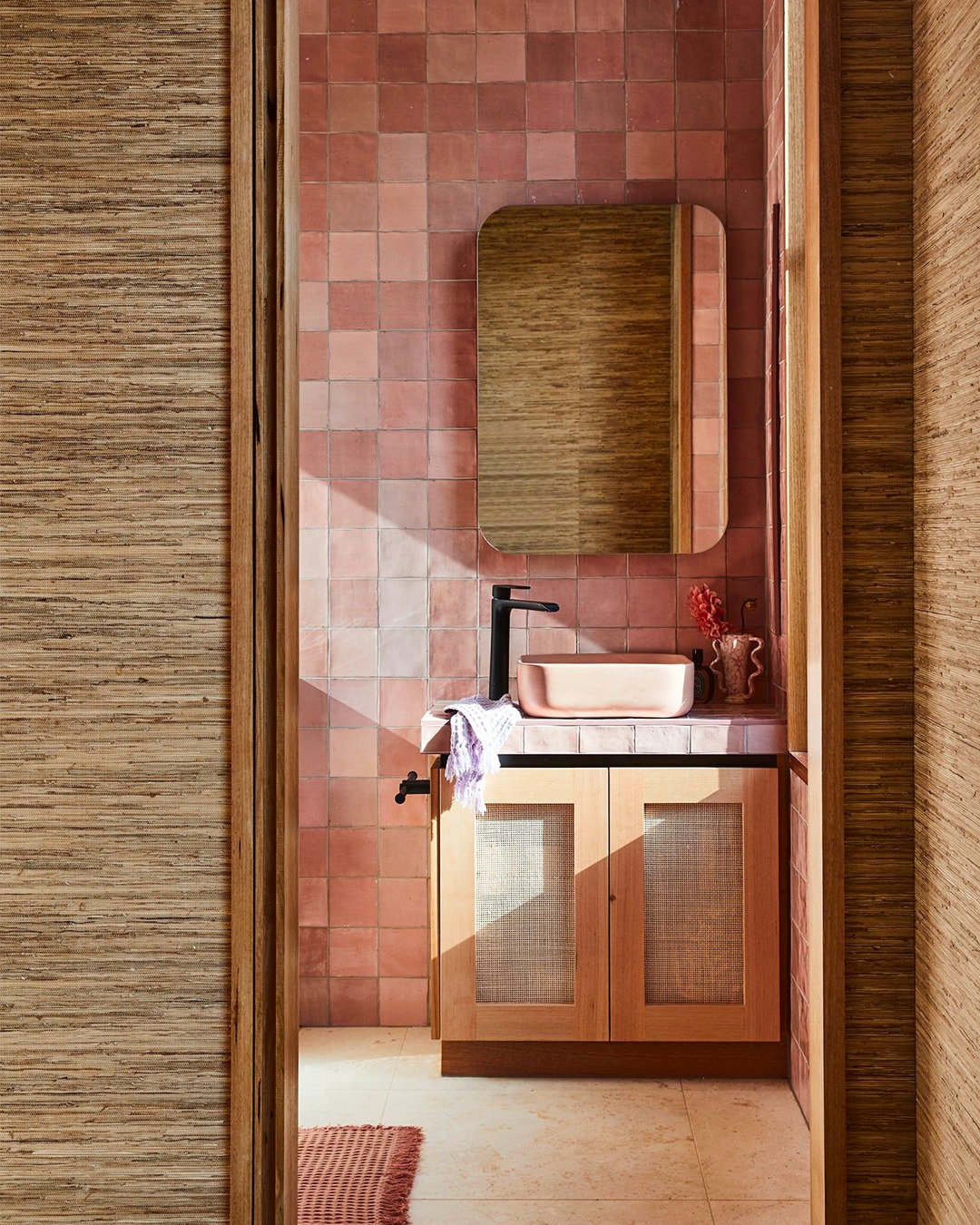 Cube Basin - Blush Pink