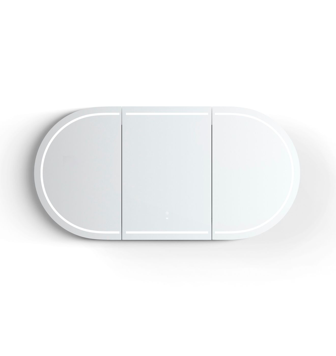 LED BONDI 1800x900 Shaving Cabinet Matte White