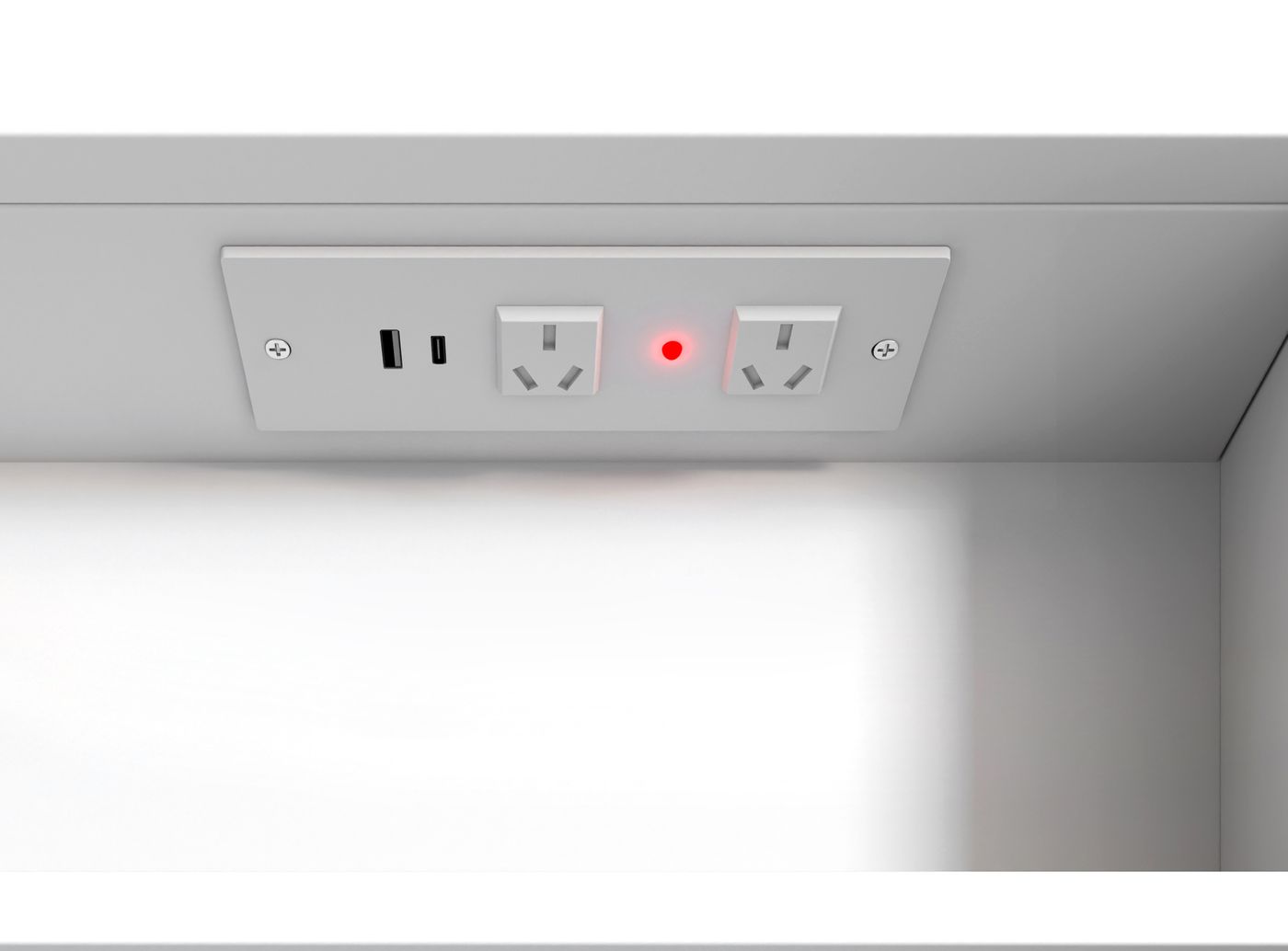 LED BONDI 1500x900 Shaving Cabinet Matte White