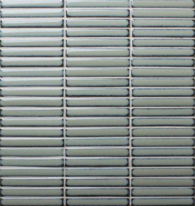 Stacked Finger Mosaic Mint/Green Gloss