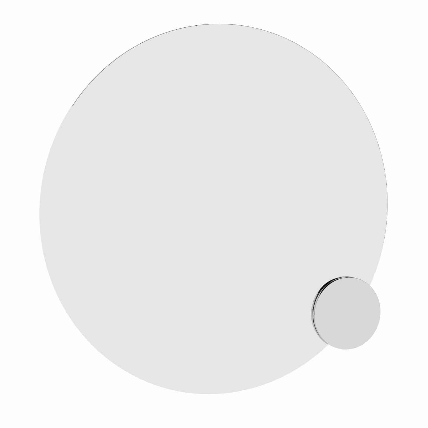 3x 140mm Round Magnifying Mirror with Clip