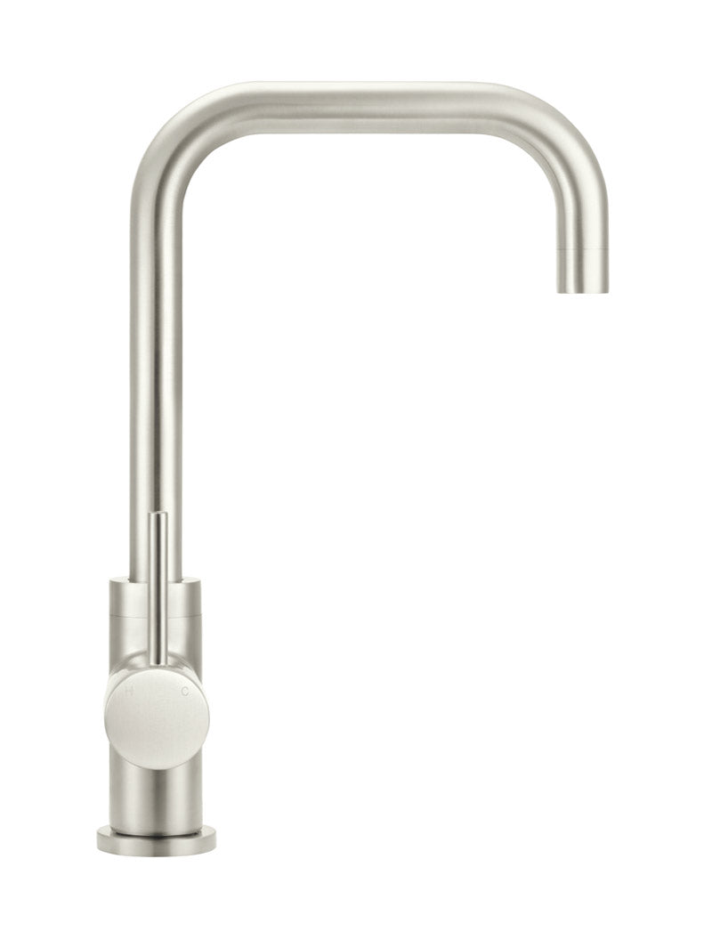 Round Kitchen Mixer Tap - PVD Brushed Nickel
