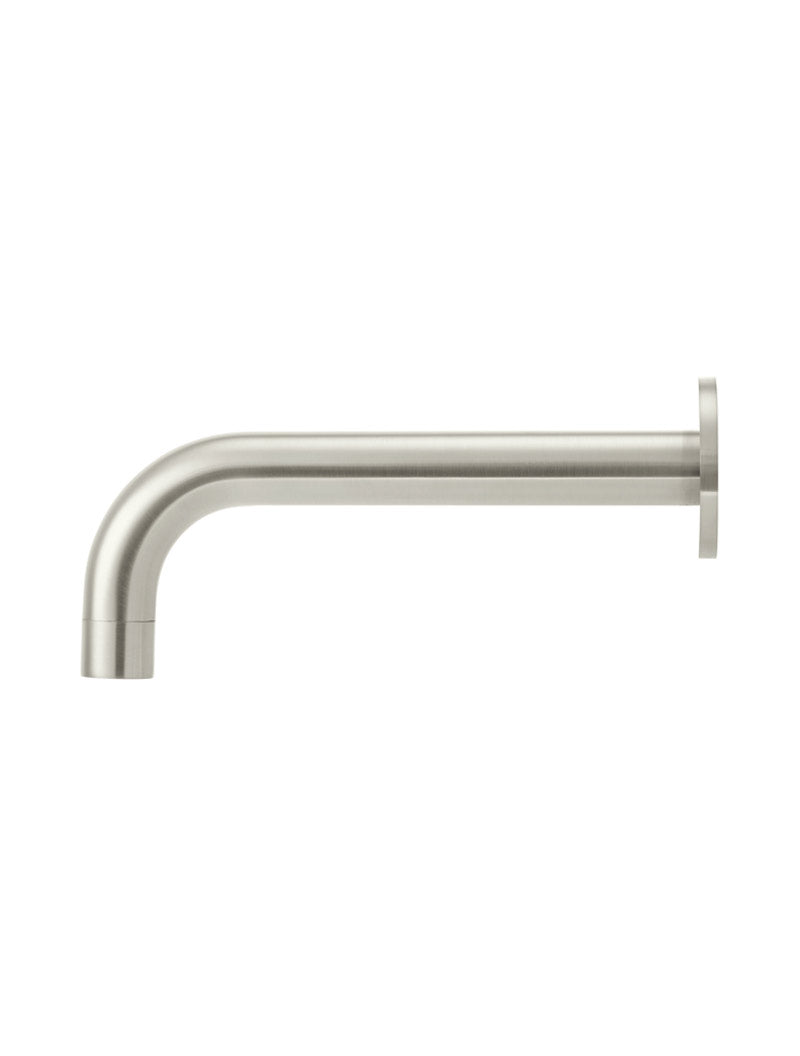 Universal Round Curved Spout - PVD Brushed Nickel