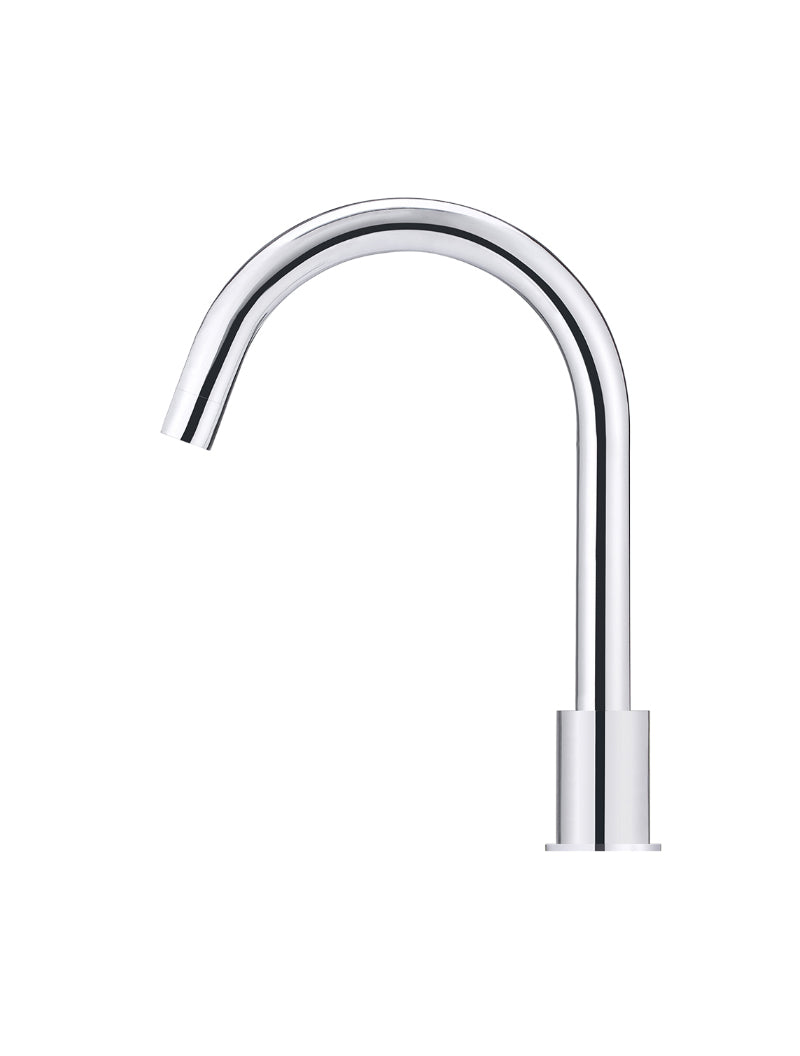 Round Hob Mounted Swivel Spout - Polished Chrome