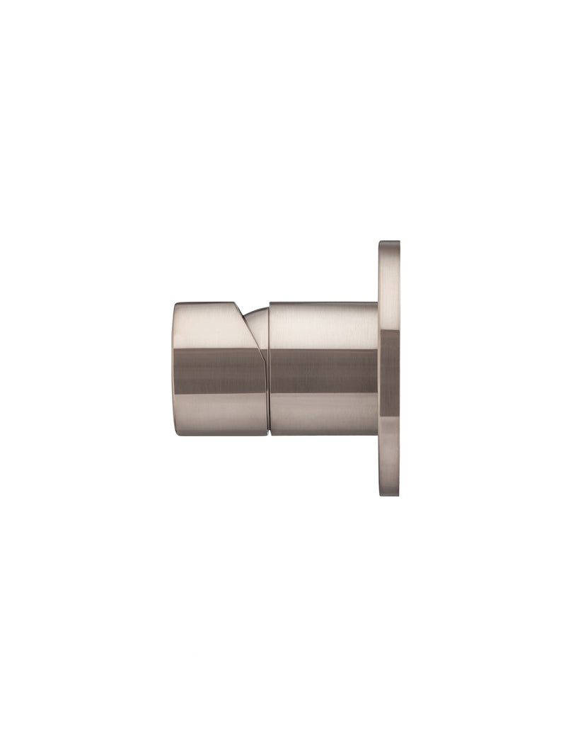 Round Wall Mixer Pinless Handle Trim Kit (In-wall Body Not Included) - Champagne