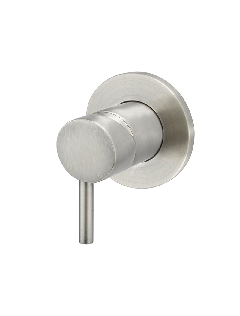 Round Wall Mixer Short Pin–lever Trim Kit (In-wall Body Not Included) - PVD Brushed Nickel
