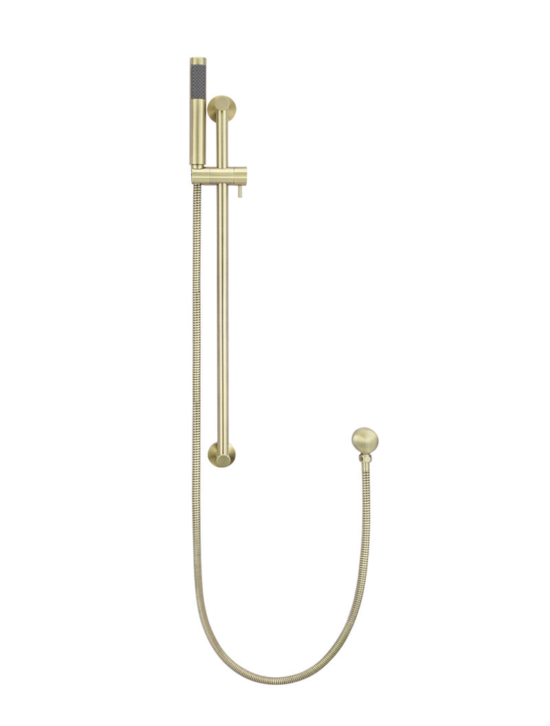 Round Hand Shower on Rail Column - PVD Tiger Bronze