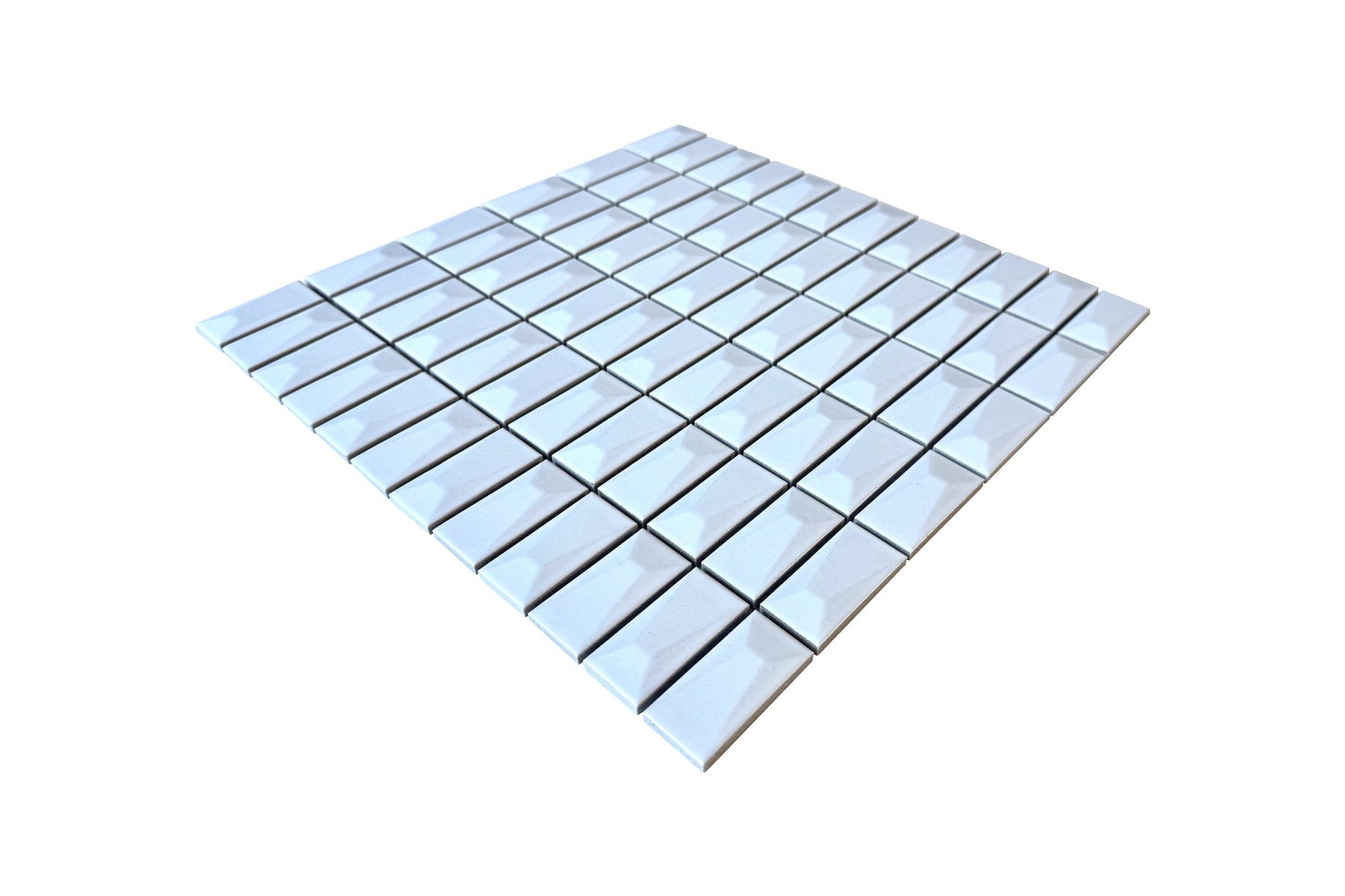 ORNAMENTAL RISE WHITE GLOSS MOSAIC