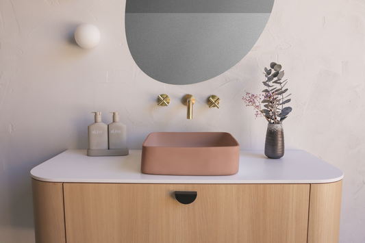 Cast basin - Blush Pink