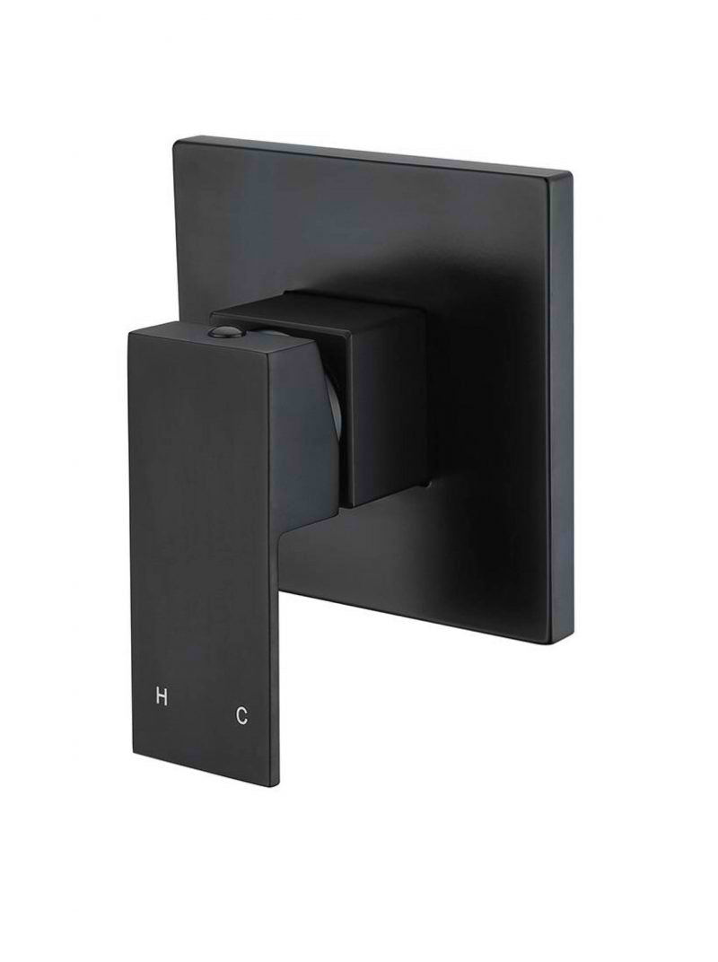 Square Wall Mixer - Matte Black