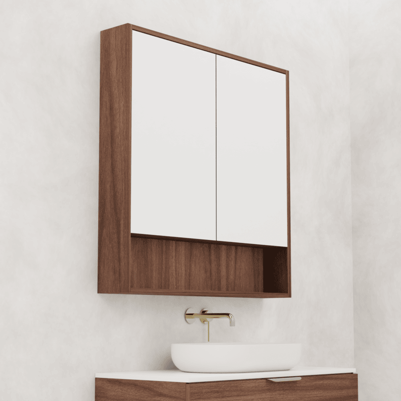 Carini Shaving Cabinet Walnut - 900