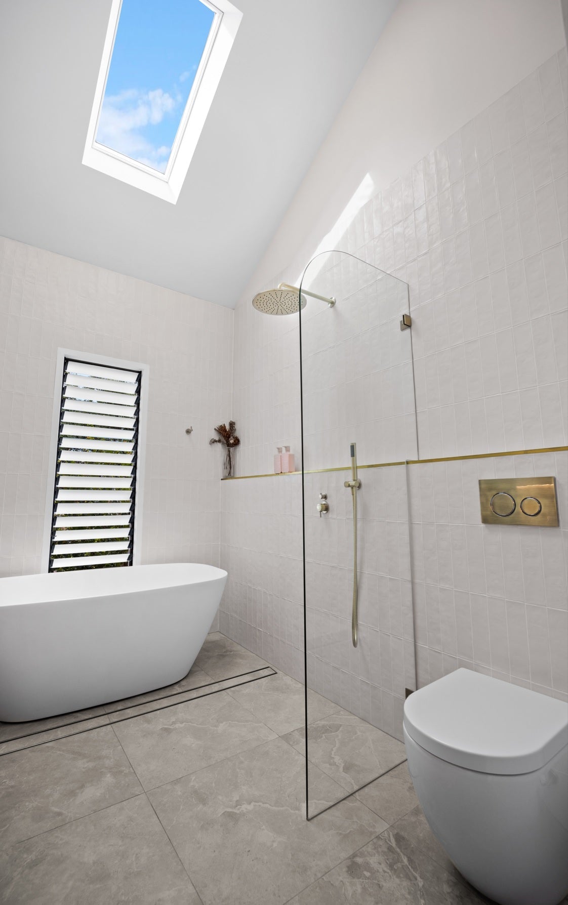 Sigma 21 Dual Flush Plate by Geberit - PVD Tiger Bronze