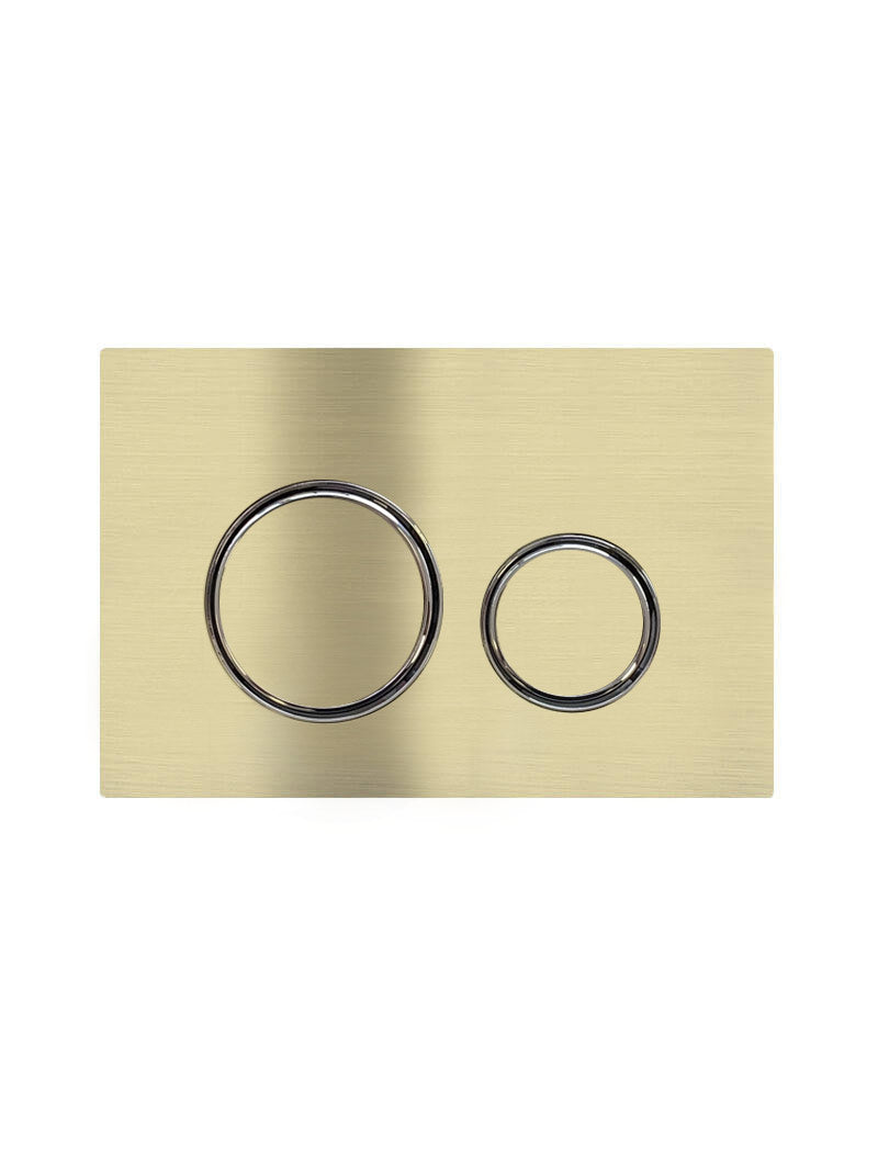 Sigma 21 Dual Flush Plate by Geberit - PVD Tiger Bronze