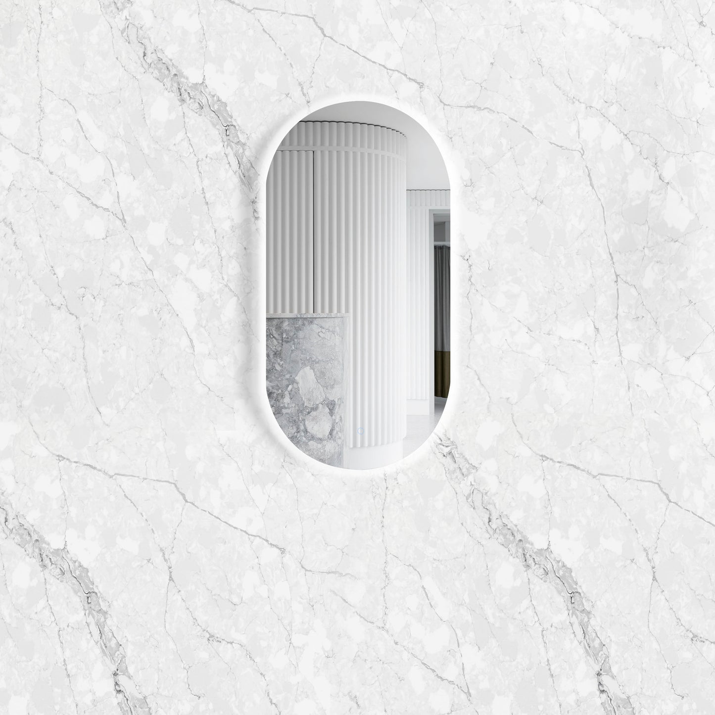 Noosa LED Oval Mirror 900x450mm