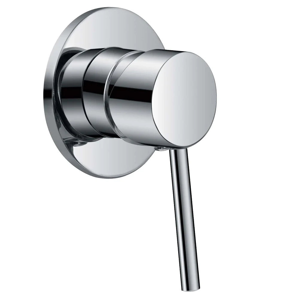 Jess Pin Handle Shower Mixer Brushed Nickel