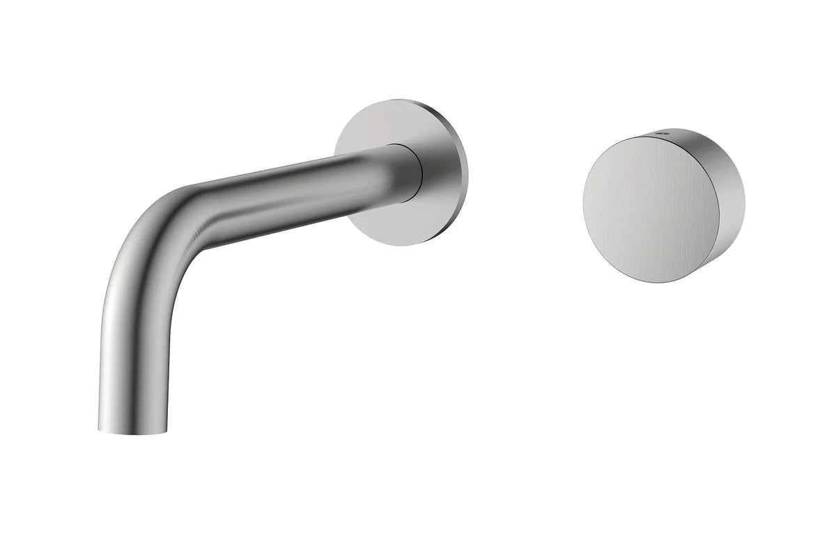 Vivo Wall Basin/Bath Set Brushed Nickel