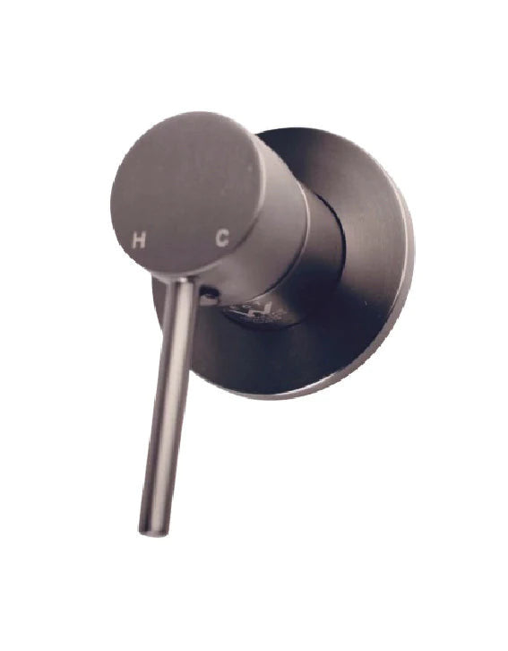 Jess Pin Handle Shower Mixer Gun Metal Finish