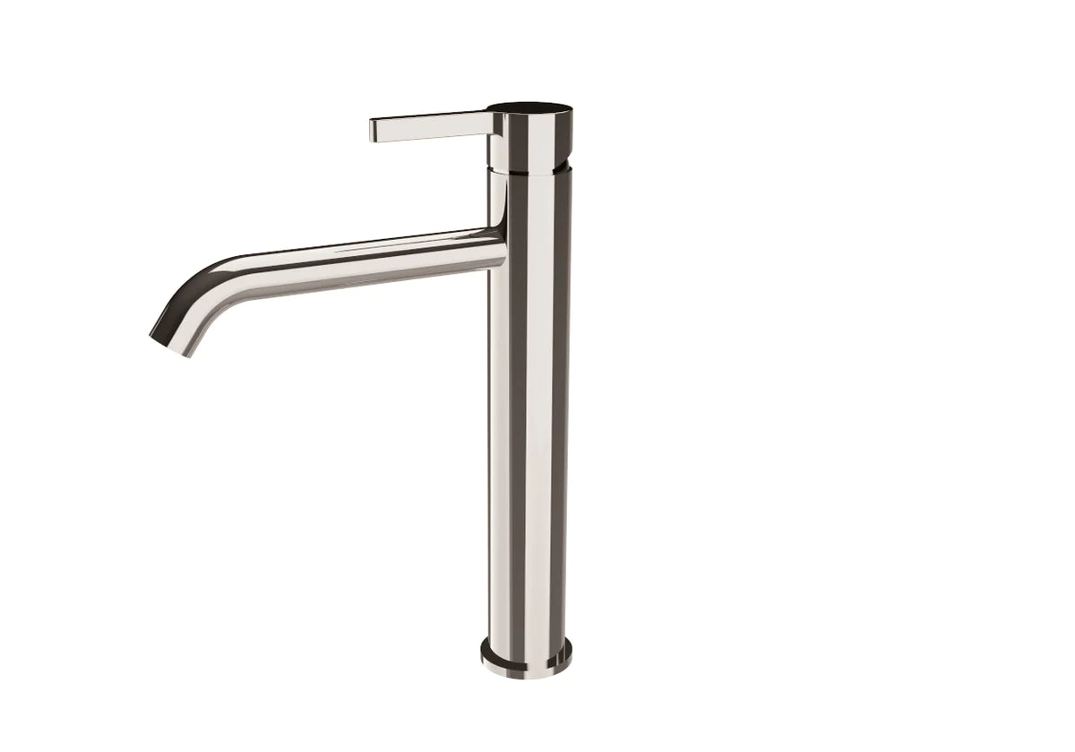 Kenzo Tower Basin Mixer Brushed Nickel Finish