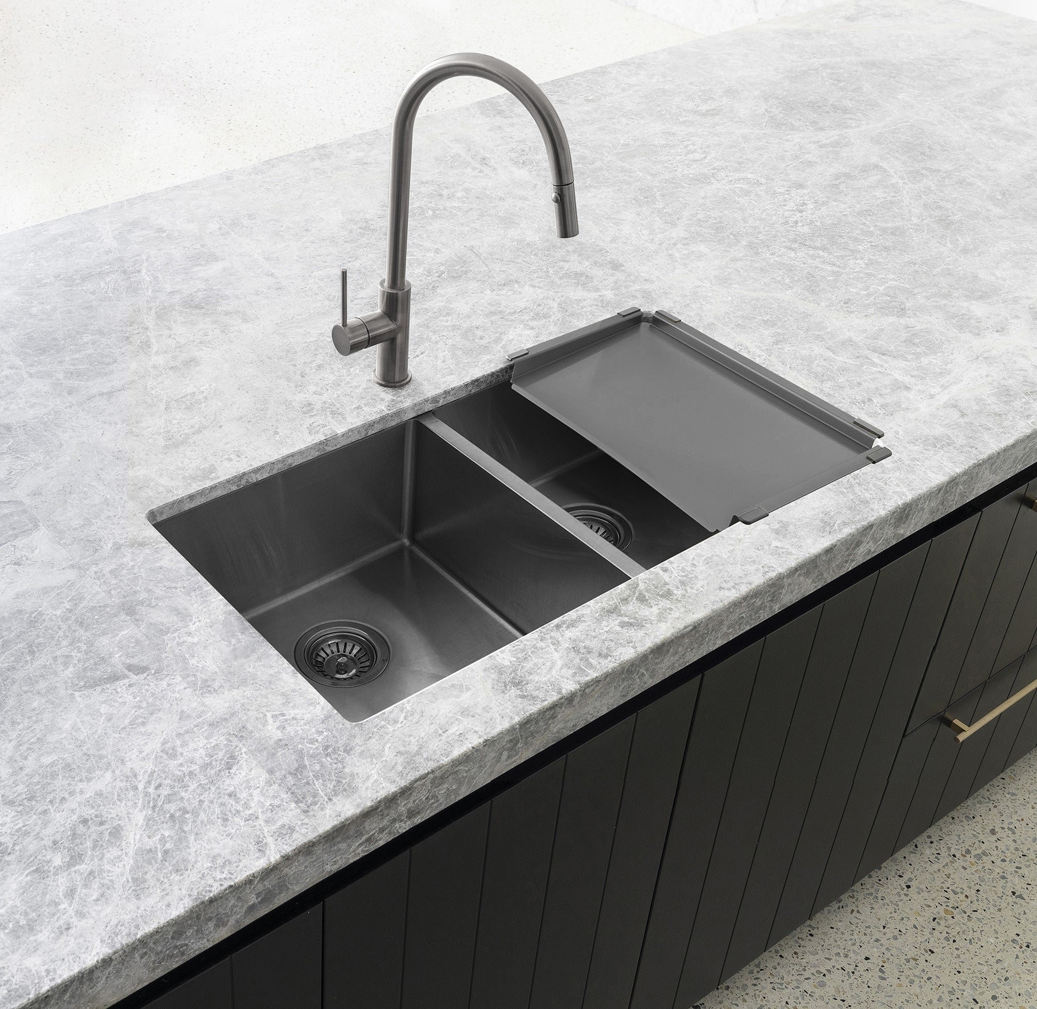 Lavello Dish Draining Tray - Gunmetal Black