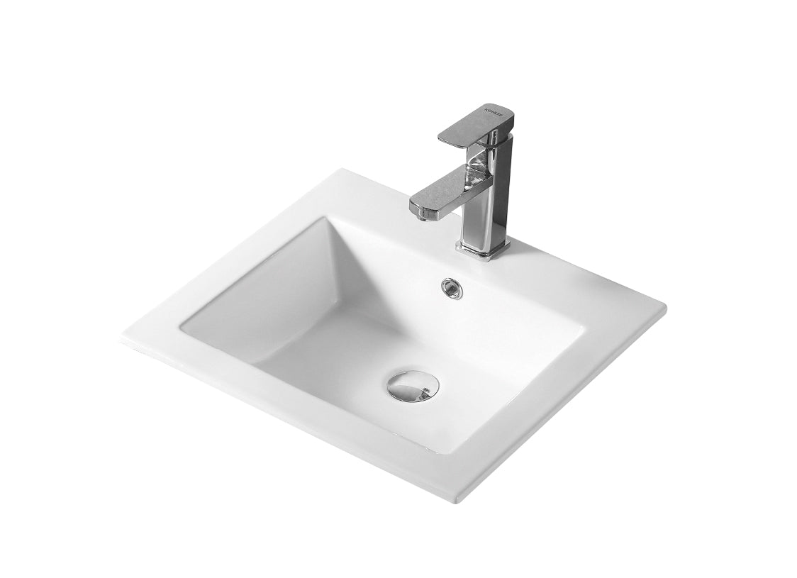 Lois-II Rectangle Insert Basin