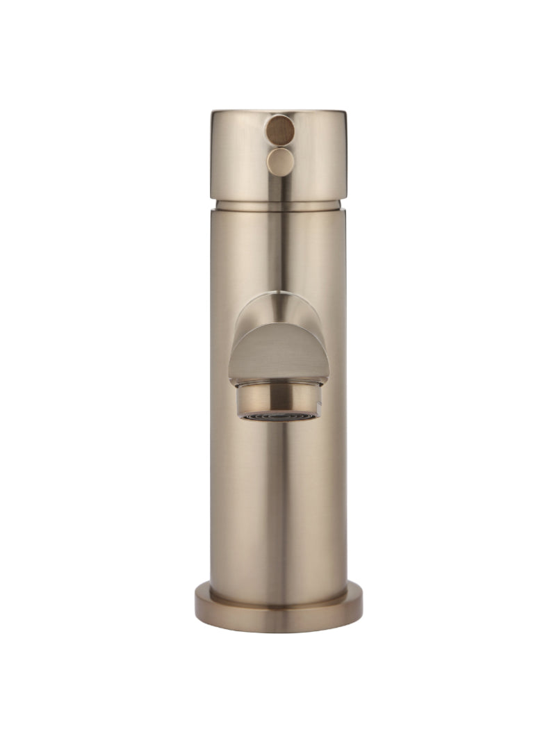 Meir Champagne Round Basin Mixer