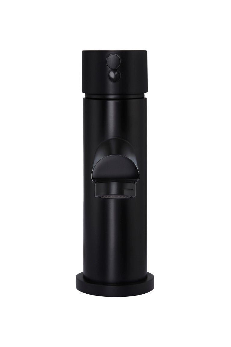 Meir Matte Black Round Basin Mixer