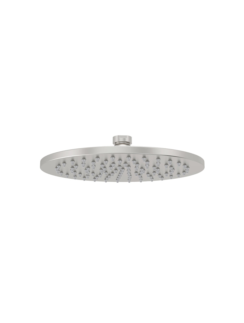 Round Shower Rose 200mm - PVD Brushed Nickel