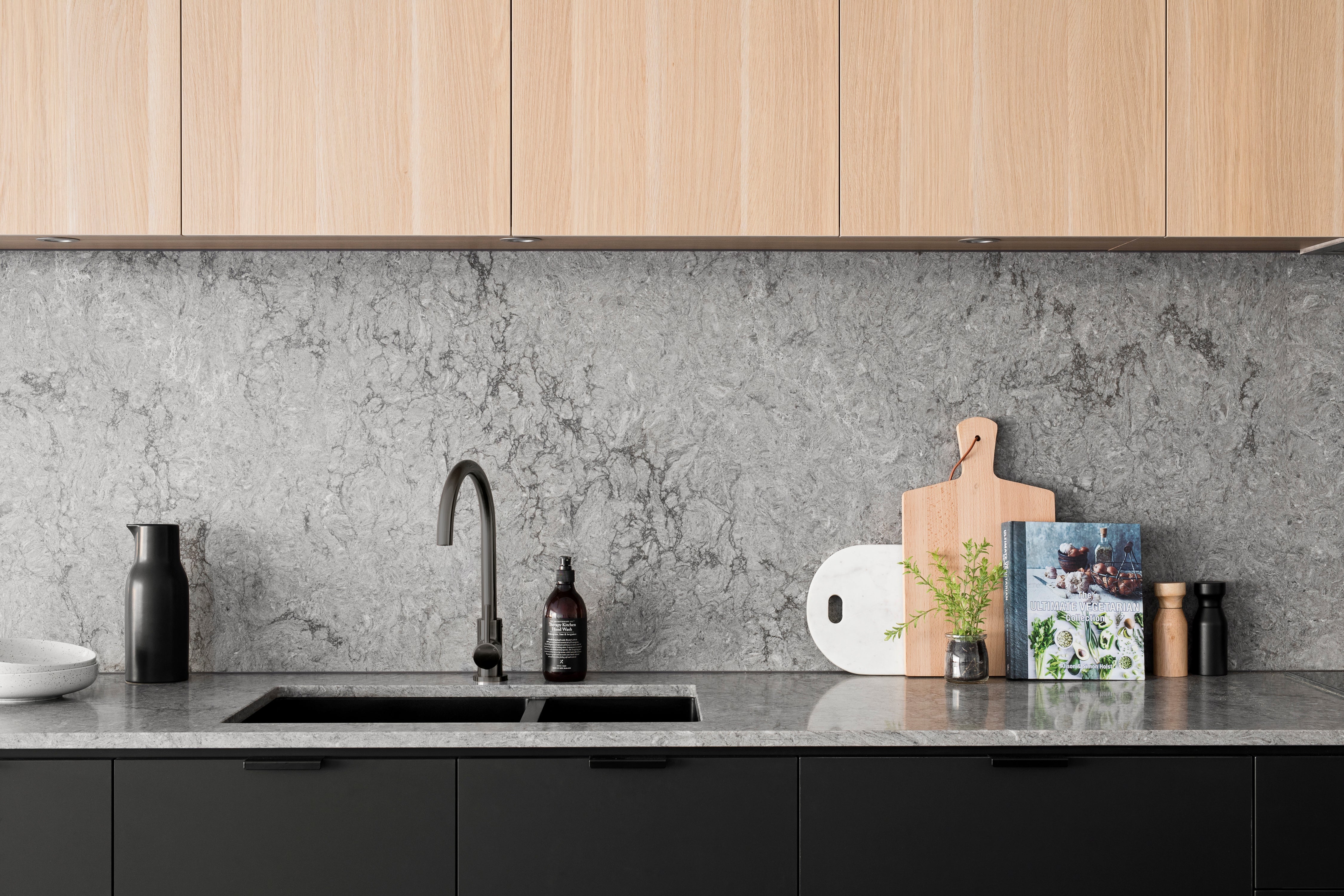 Round Kitchen Mixer Tap - Shadow