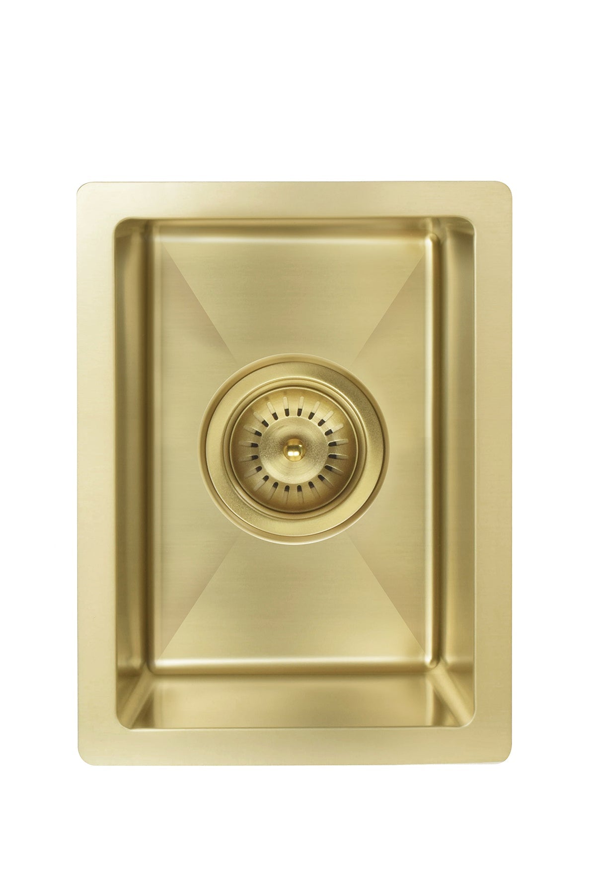 Lavello Bar Sink - Single Bowl 382 x 272 - Brushed Bronze Gold