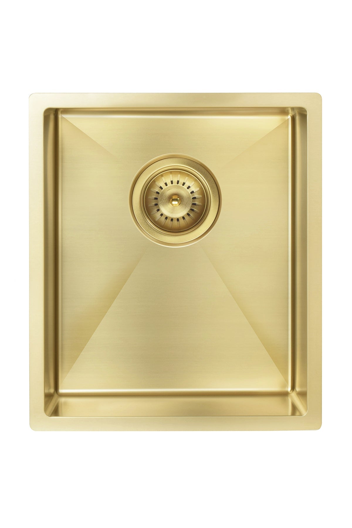 Lavello Kitchen Sink - Single Bowl 380 x 440 - Brushed Bronze Gold