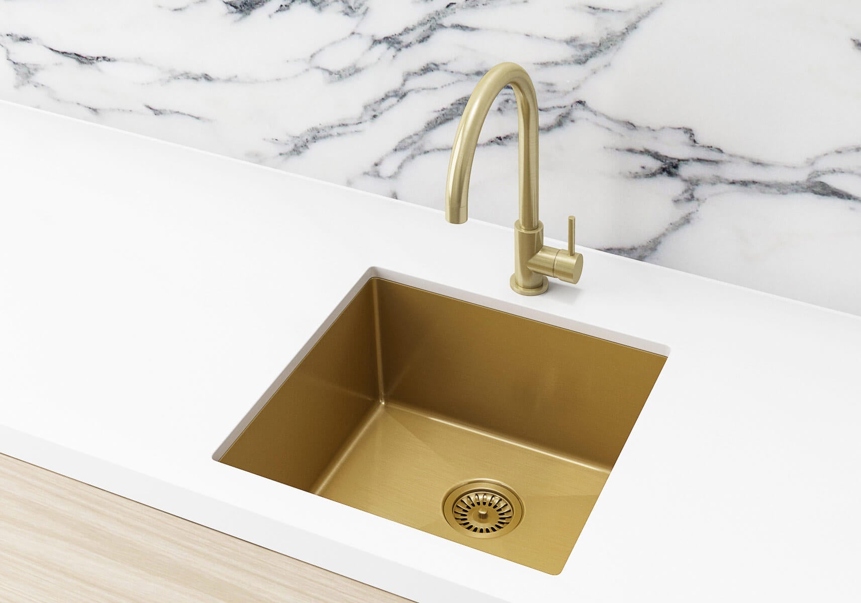 Kitchen Sink Brushed Bronze
