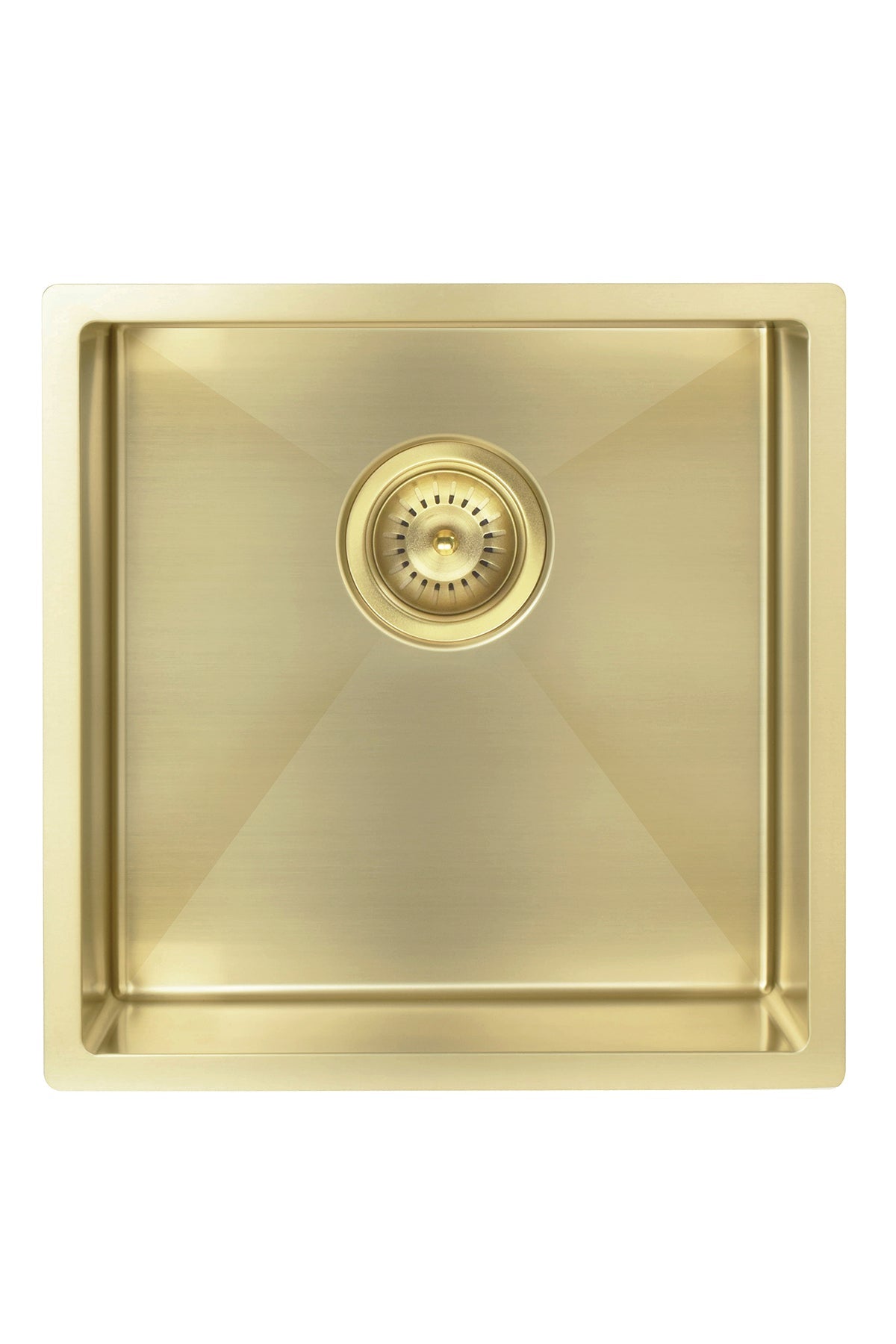 Lavello Kitchen Sink - Single Bowl 450 x 450 - Brushed Bronze Gold