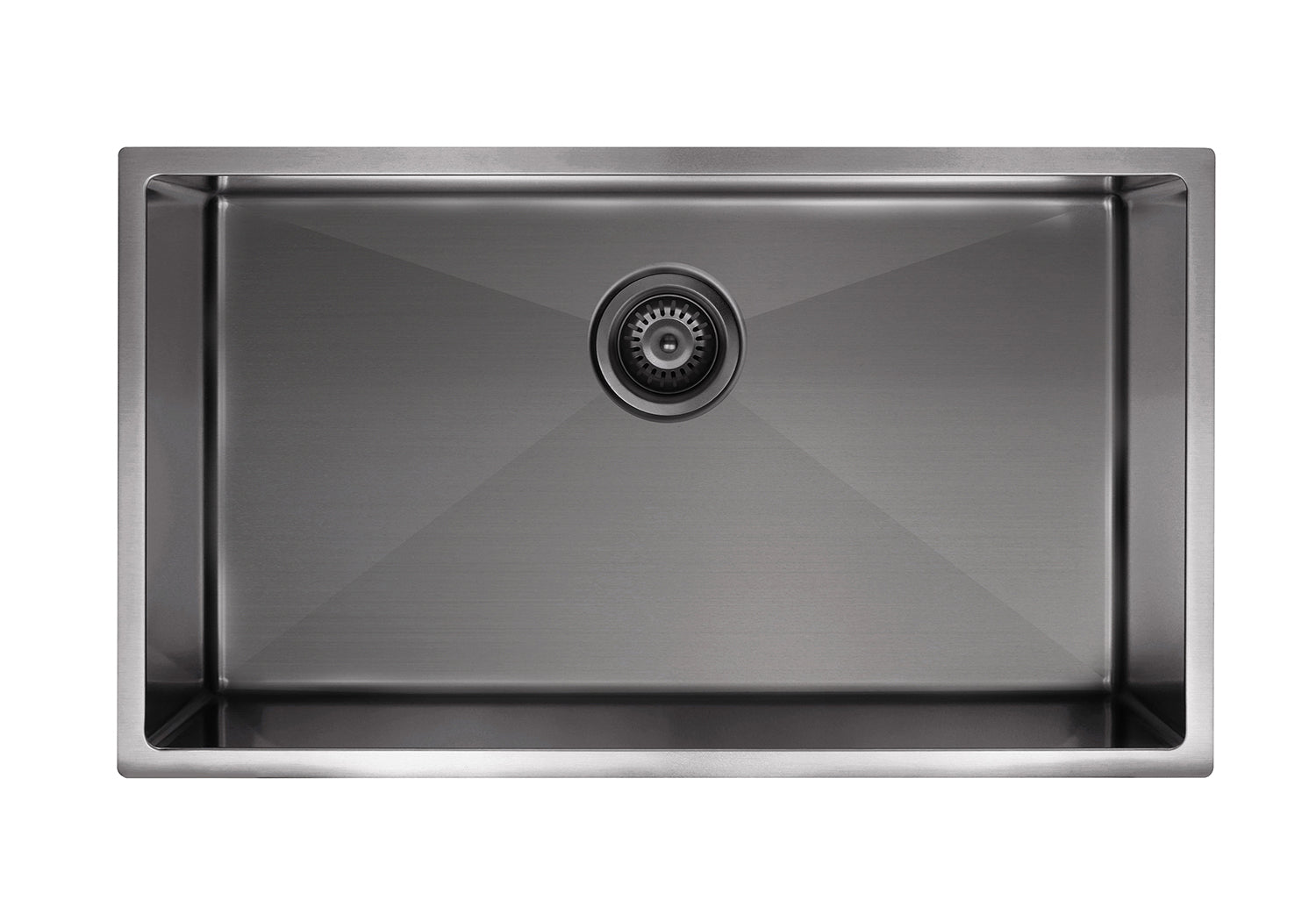 Lavello Kitchen Sink - Single Bowl 760 x 440 - Gunmetal Black