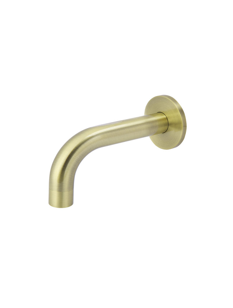 Universal Round Curved Spout 130mm - Tiger Bronze
