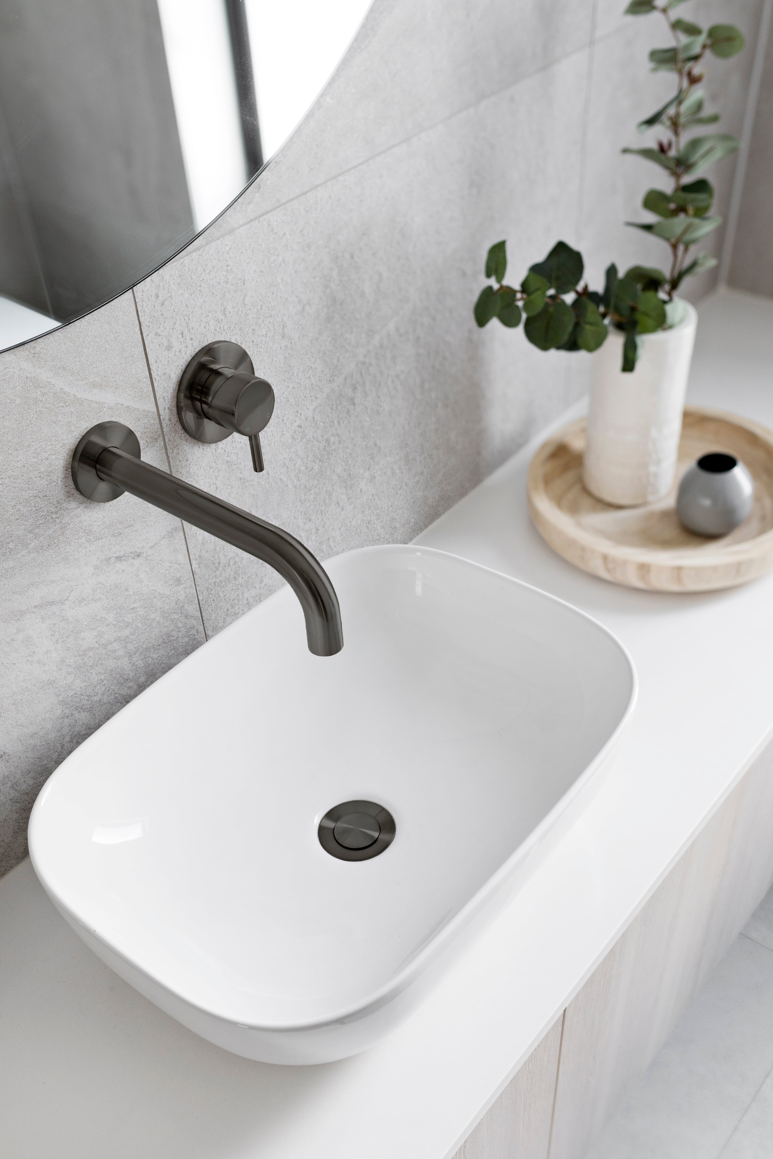 Basin Pop Up Waste 32mm - Overflow / Slotted - Shadow