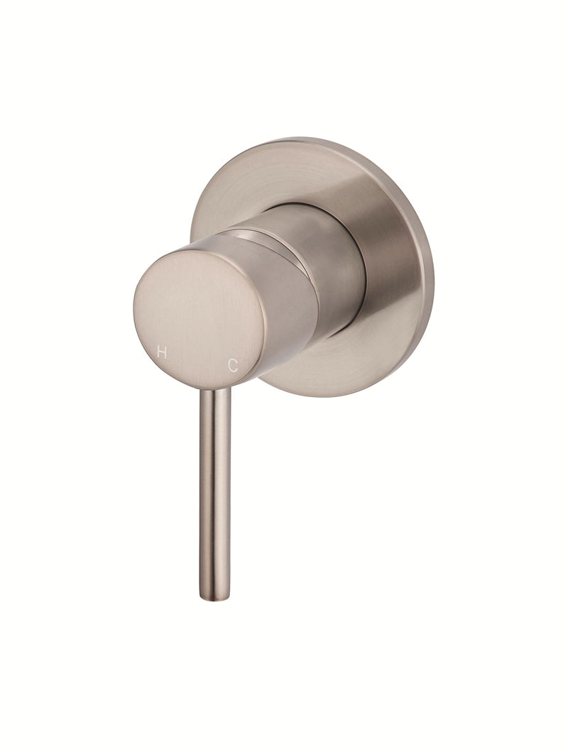 Round Wall Mixer - Champagne