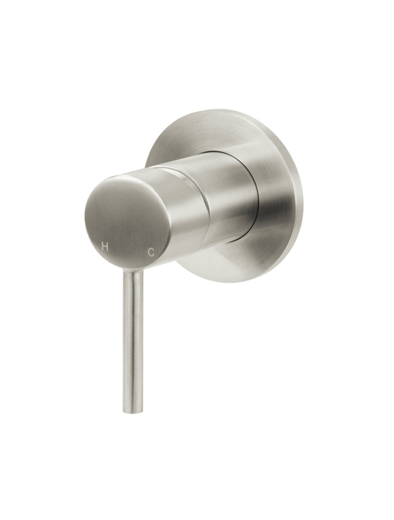 Round Wall Mixer - PVD Brushed Nickel