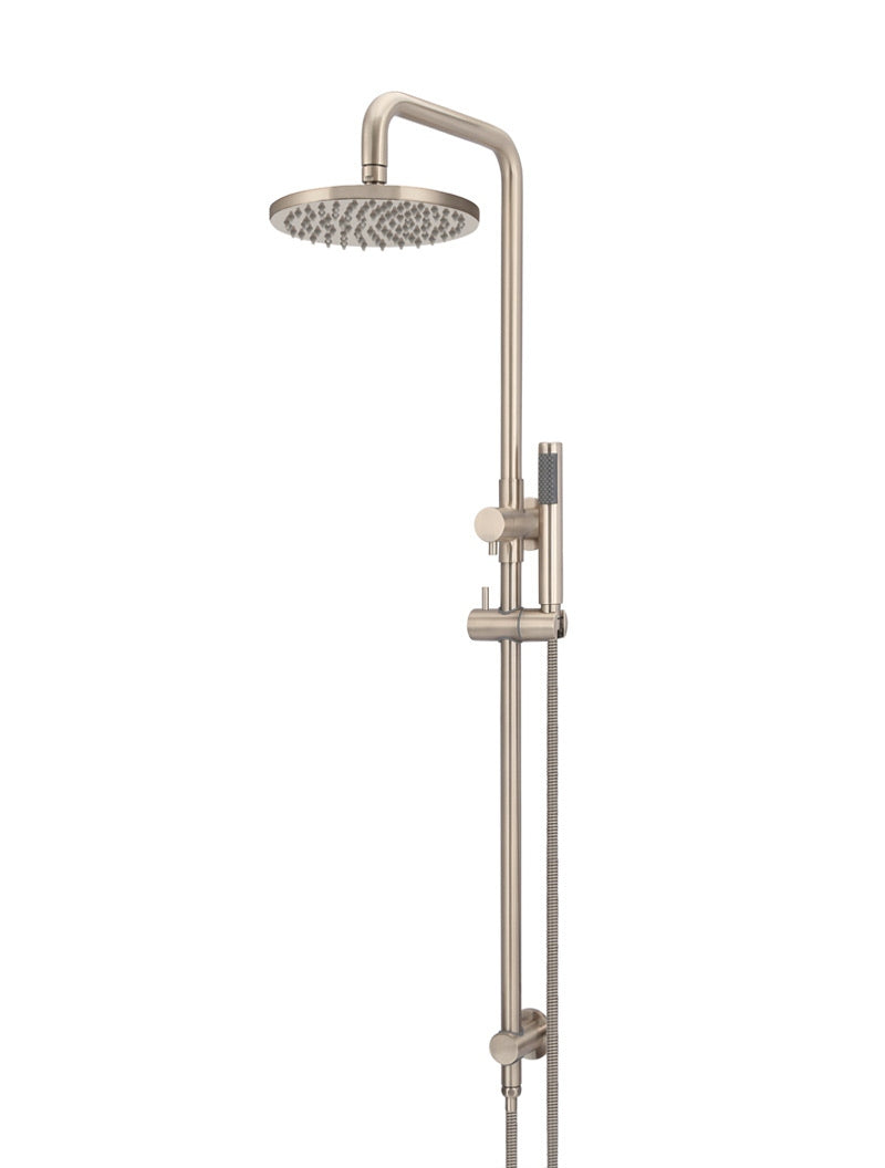 Meir Champagne 200mm Single Function Shower