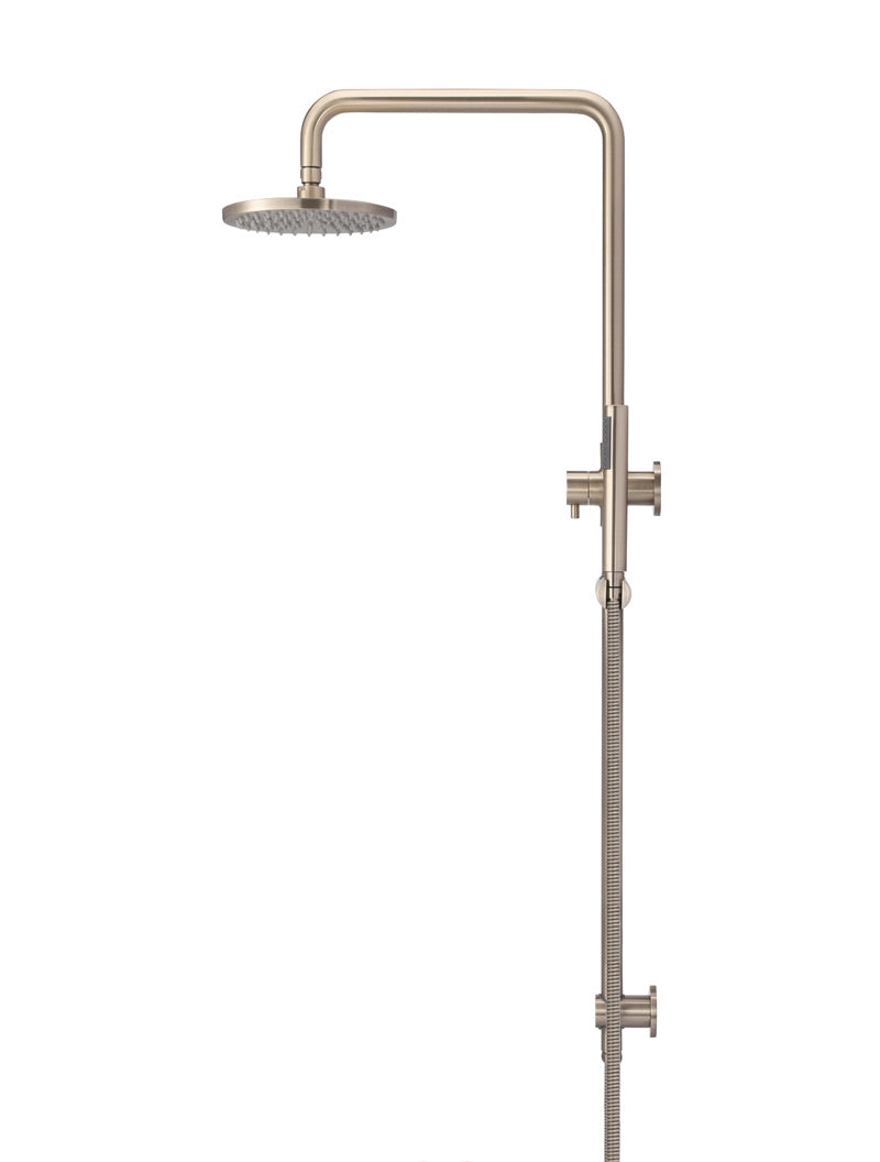 Meir Champagne 200mm Single Function Shower