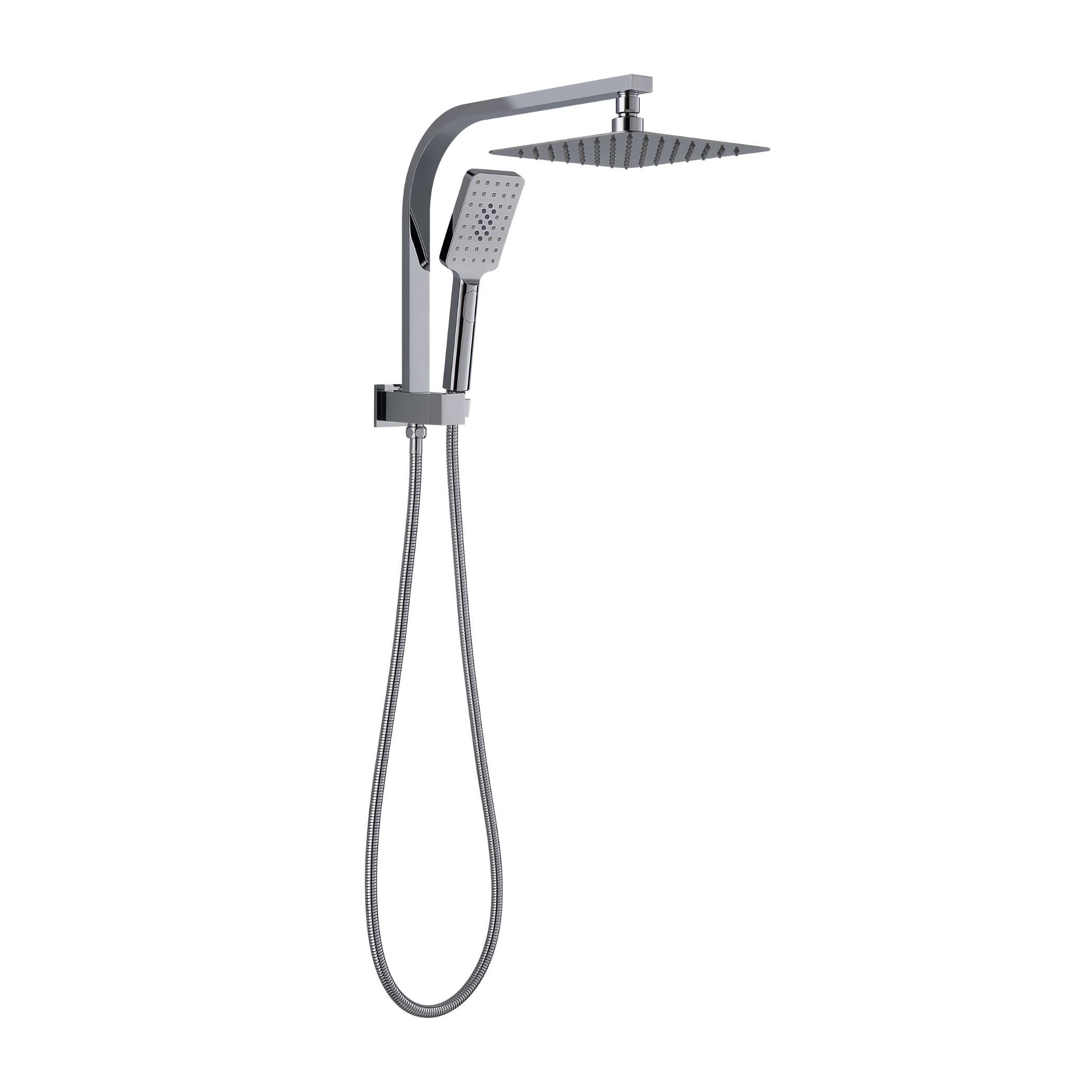 Qubi Curo Compact Twin Shower Set