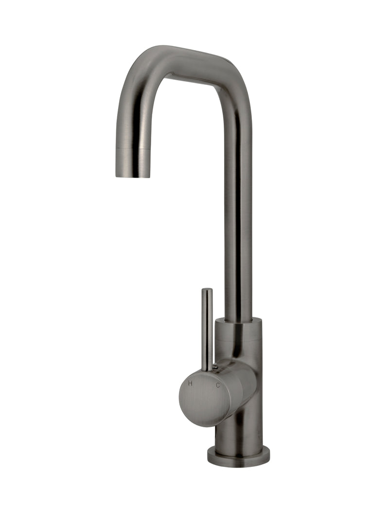 Round Kitchen Mixer Tap - Shadow