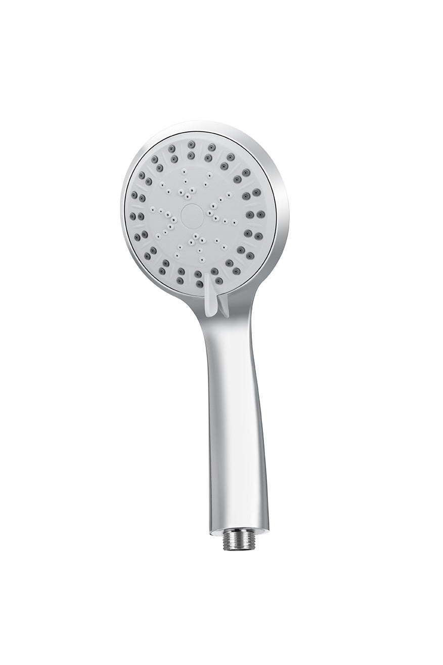Round Hand Shower Three-Function - Polished Chrome